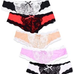 5 piece lace hipster panties